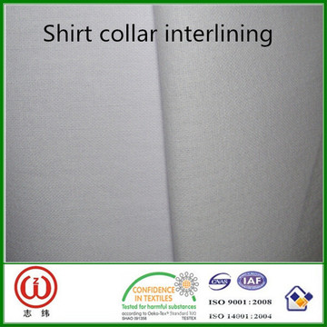 TC material Washing machine resistant collar interlining